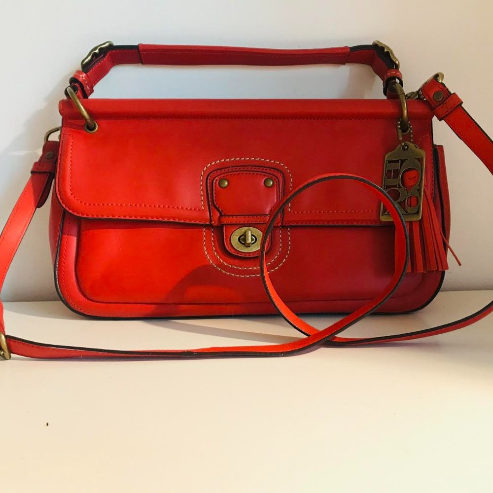 Coach cross body messenger bag